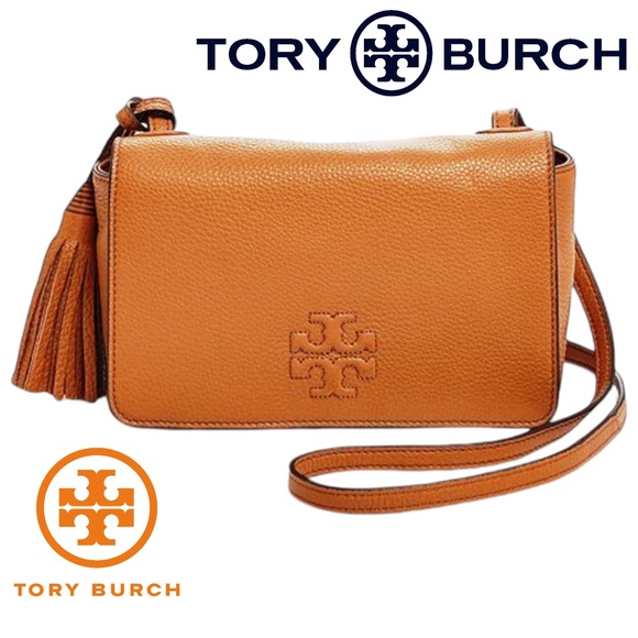 Tory Burch Handbags - Tory Burch Classic Tan/Gold Hardware Thea Mini Women's Bag